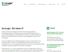 Tablet Screenshot of ecologic.ch